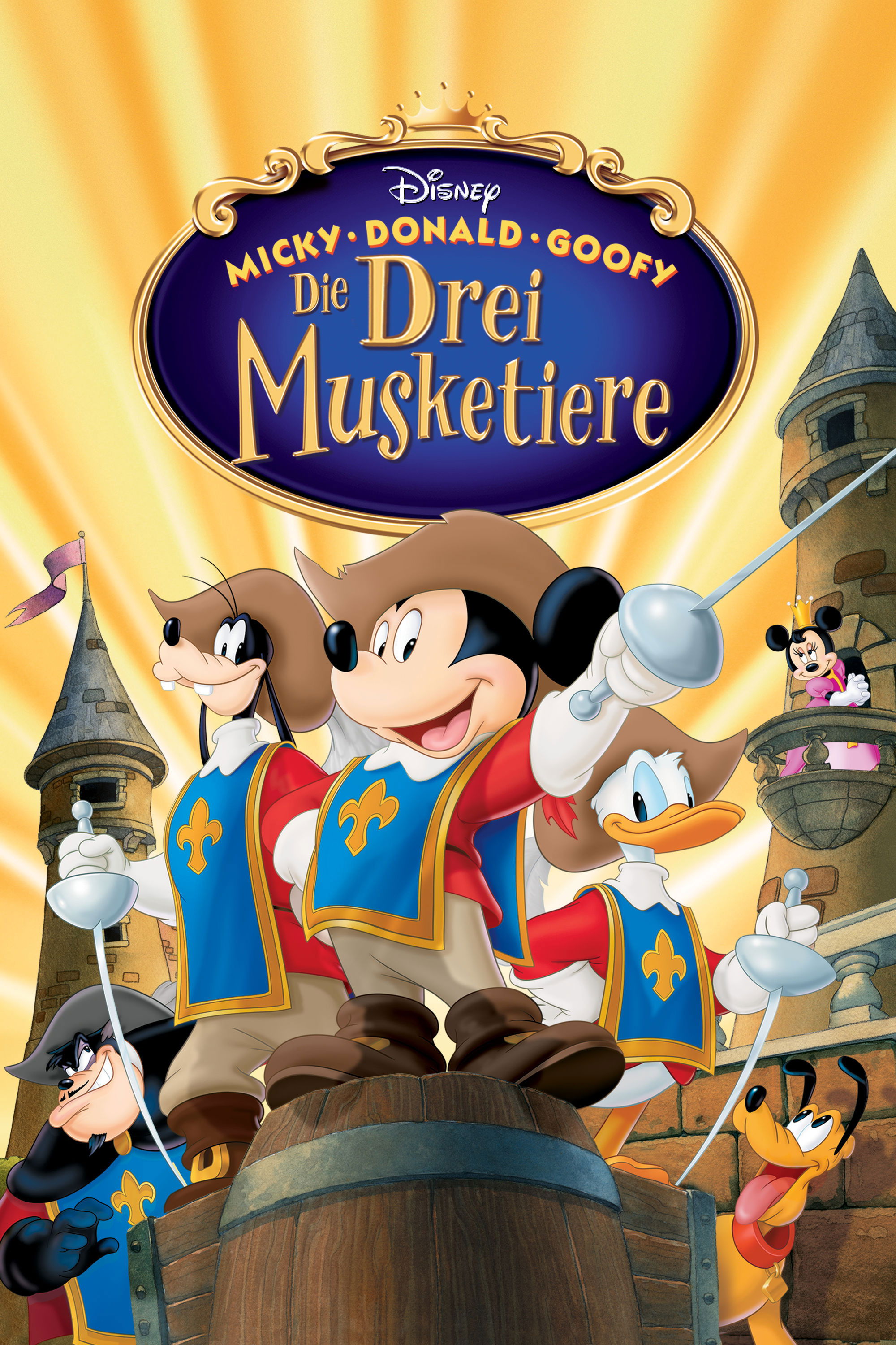  Micky, Donald, Goofy - Die drei Musketiere 